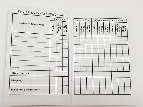 Carnet elev clasele V-VIII [5]