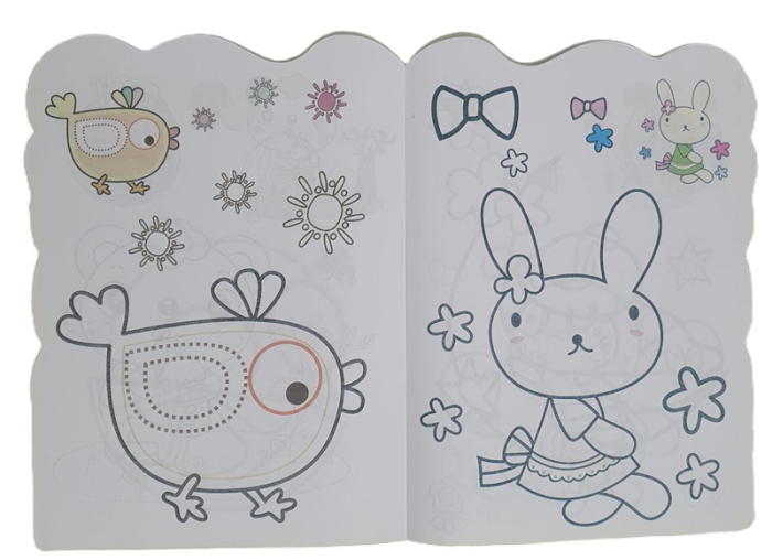 Caiet  de colorat Leutul cu margini ondulate [2]