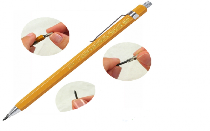 Creion mecanic metalic 2 mm KIN K5201C [2]