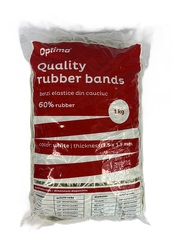 ELASTICE BANI 1 KG 120MM OPTIMA ALB 1.5MM   OP601015120 [2]
