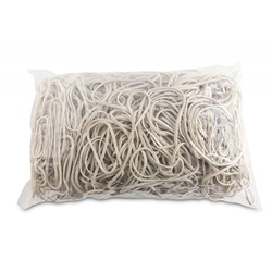 Elastice pentru bani 1 KG 80 mm Office Products albe 3mm grosime OF-1810803914 [1]