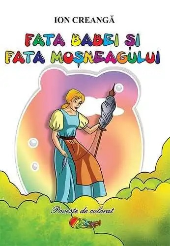 Fata babei si a mosneagului - Carte de colorat + poveste [1]