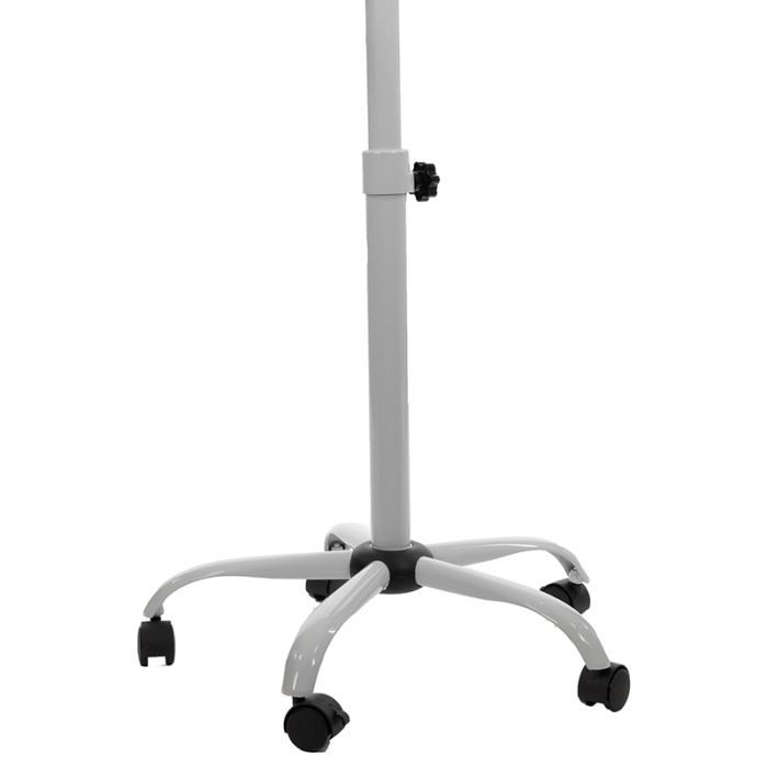 Flipchart magnetic, rama aluminiu, suport mobil din 5 brate cu rotile 70*100 cm EVOffice* [2]