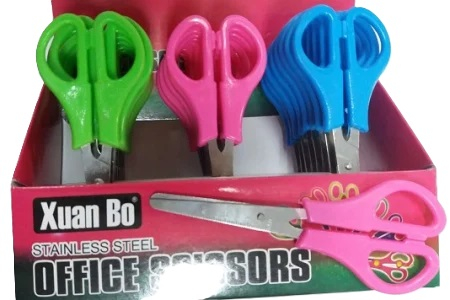 Foarfeca copii varf rotund cu rigla [2]