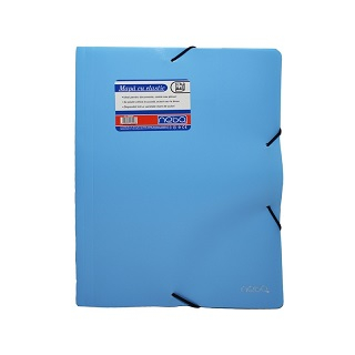 Mapa A4, din plastic, cu elastic, mata - NEBO [2]