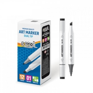 Marker permanent 2 capete 6mmx3mm [1]
