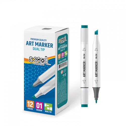 Marker permanent 2 capete 6mmx3mm [2]
