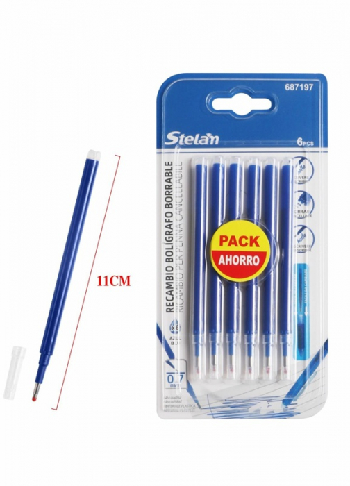 Mina cu cerneala termosensibila 6/set 07 mm albastra pentru Frixion [1]