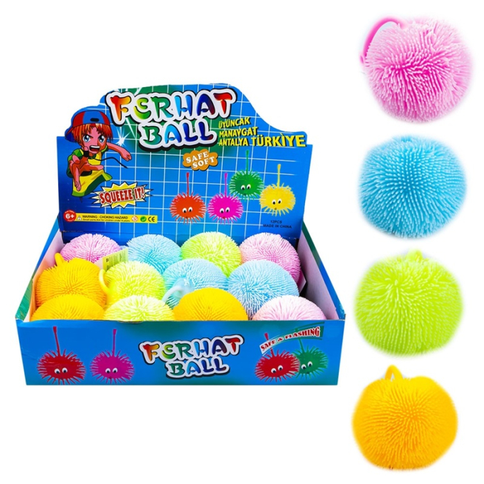 Minge yoyo, cu led, tepi, 47g, culori macaron [1]