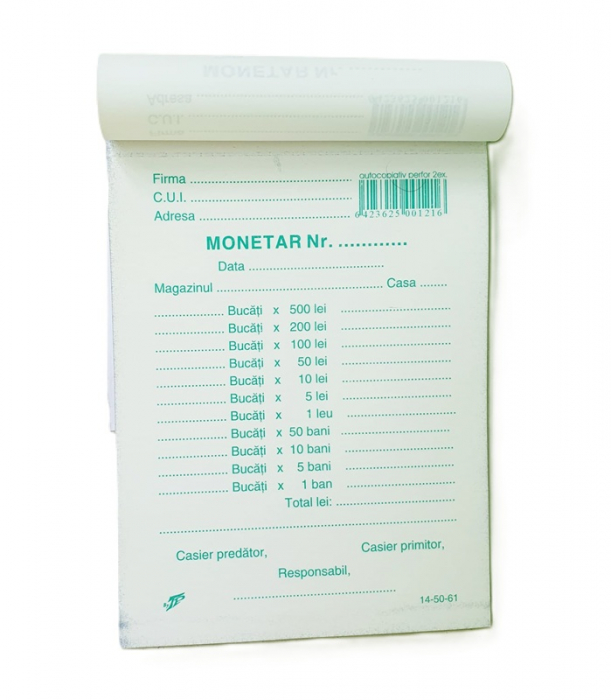 Monetar autocopiativ 2 ex. cu perfor [2]