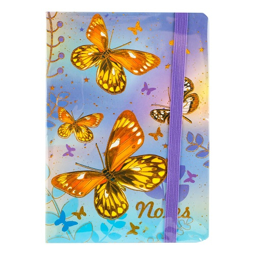 Notes A5 cu elastic, 80 file, Butterfly [2]