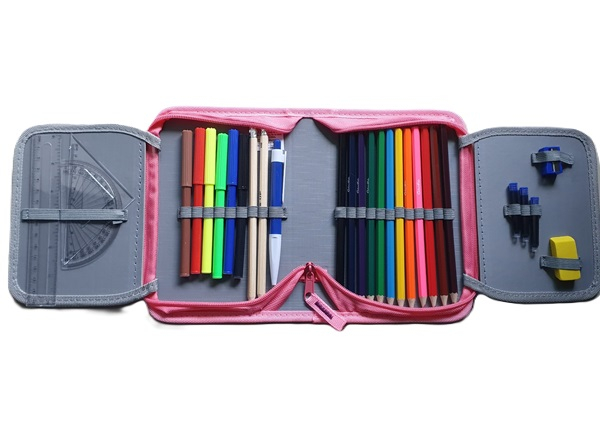 Penar echipat Schoolfriendly 1 fermoar 2 extensii 31piese Model Inorog [3]