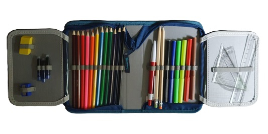 Penar echipat Schoolfriendly 1 fermoar 2 extensii 31piese Model Inorog [2]