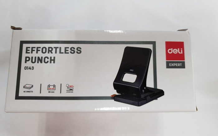 Perforator Deli Efortless 45 coli E0143 Negru [2]