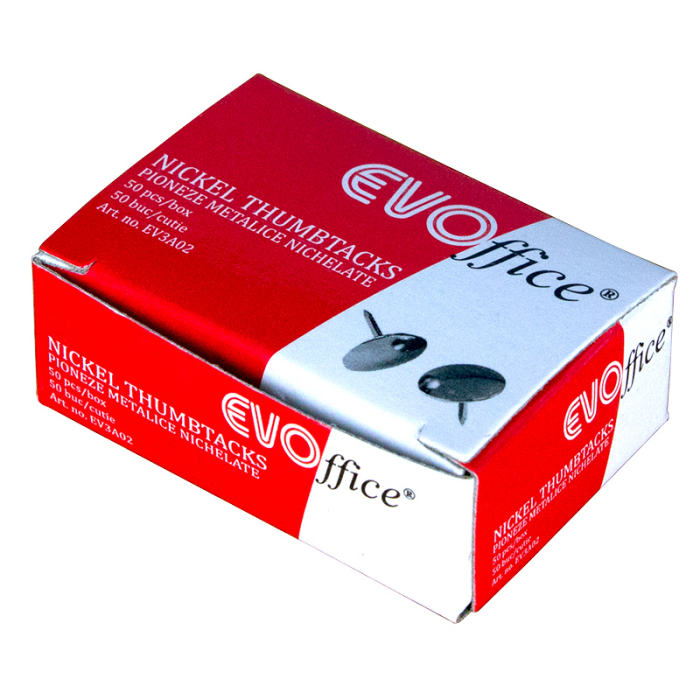 Pioneze metalice nichelate 50buc/cutie EVO [1]