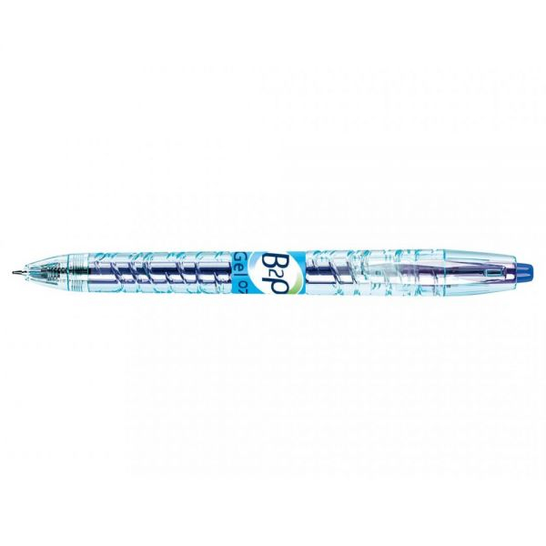 Pix cu gel B2P Pilot Begreen 0.7 mm varf mediu albastru [1]