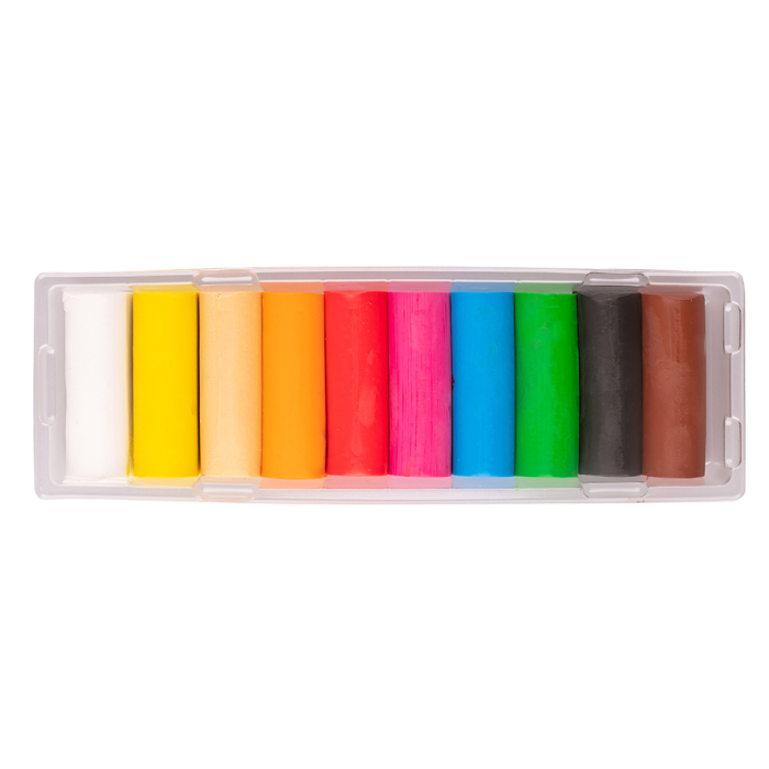 Plastilina scolara 10 culori 200g PISICI [2]