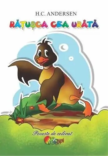 Ratusca cea urata - Carte de colorat + poveste [1]