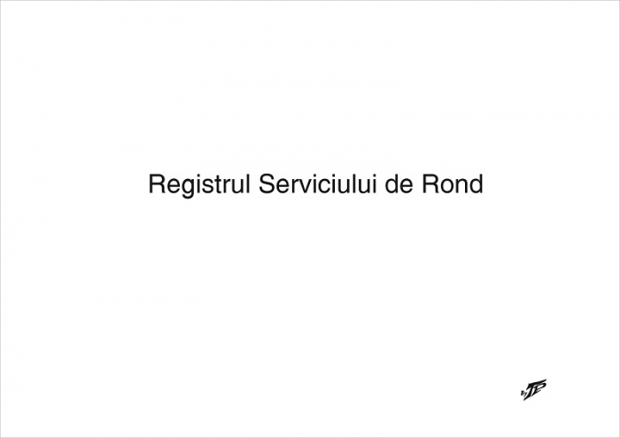 Registru pentru servicul de rond [2]