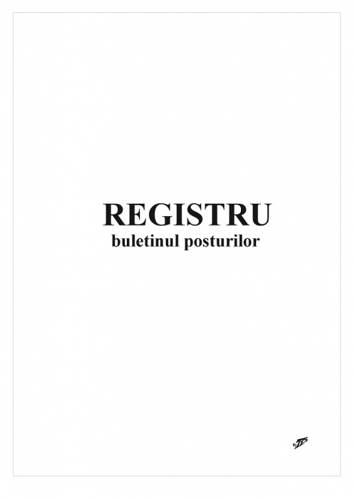 Registrul Buletinul Posturilor [1]