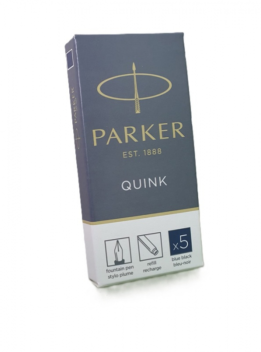 Rezerva cerneala Parker blue-black 5/cutie [2]