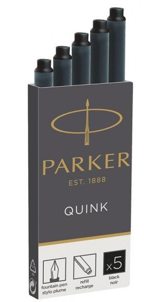 Rezerva cerneala Parker neagra 5/cutie [1]