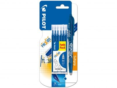 Roller Frixion + 6 rezerve albastre Pilot [1]
