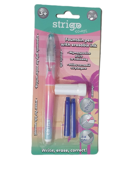 Stilou cu stergere Strigo Gradient + 2 rezerve + dispozitiv curatare SSC468 [2]