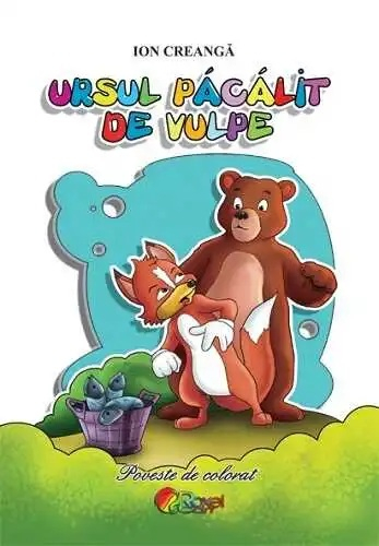 Ursul pacalit de vulpe - Carte de colorat + poveste [1]