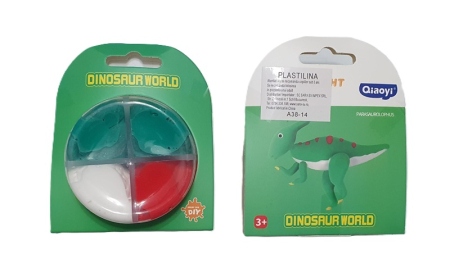 Plastilina / Lut - Plastilina usoara dinosaur verde