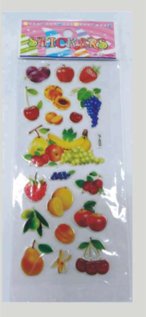 Abtibilde diverse - Abtibild mic 17x7.5 cm Fructe 1