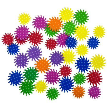 Accesorii Flori coloratate cu buline [1]