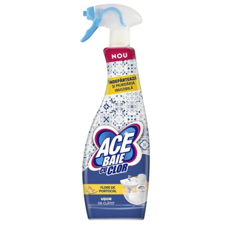 Igienizare bai si sapunuri - Ace Spray Baie Cu Clor Flori De Portocal 650ml