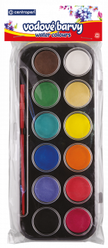 Acuarele si Guase - Acuarele 12/set Centropen 30 mm