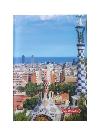 Caiete elegante si agende - Agenda A5, City Break Spania, 224 pagini, coperta buretata - Herlitz