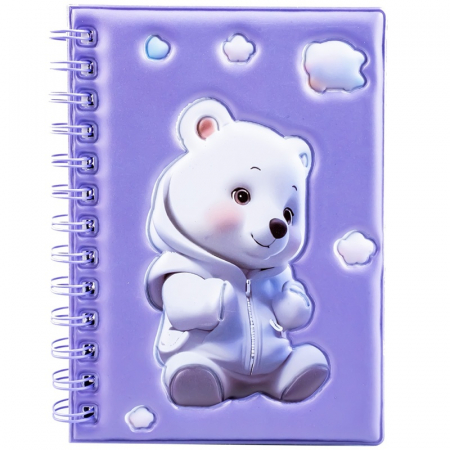 Agenda cu spira imagine 3D Ursulet [2]