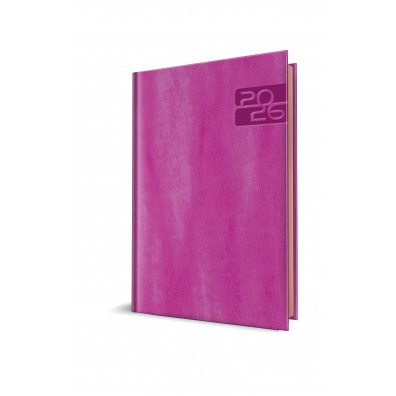 Agende - AGENDA DATATA A5 352PAG PREMIUM DELUXE NARNI COPERTA PIELE SINTETICA PURPURIU FOLIO BRONZ 2026