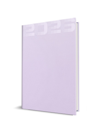 Agende - AGENDA DATATA A5 352PAG PREMIUM DELUXE NOTO COPERTA PIELE SINTETICA LILA 2026