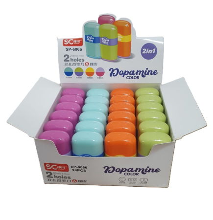 Ascutitoare container dubla cu guma 6066 Nopamine [2]