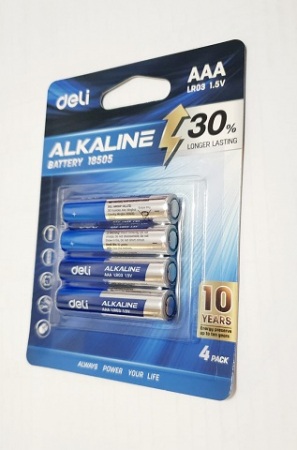 Baterii - Baterie R3 alkaline DELI 4/set