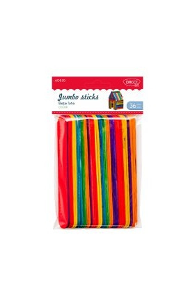 Hobby si creativitate - Bețe late color AD530 DACO