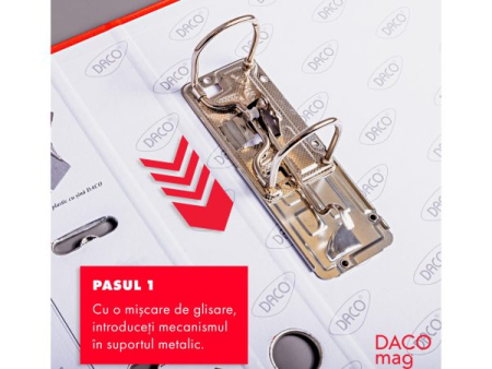 Biblioraft plastifiat colorat 5 cm DACO [1]