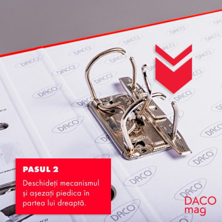 Biblioraft plastifiat colorat 7.5 cm DACO [1]