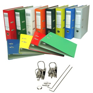 Bibliorafturi - Biblioraft plastifiat colorat Delmet 7.5 cm