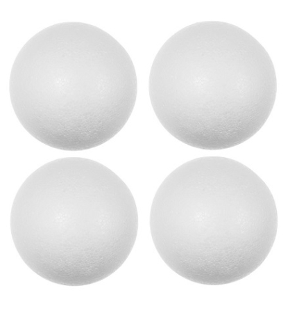 Hobby si creativitate - Bile din polistiren 60mm 4/set