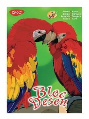 Blocuri de desen - Bloc desen A4 170 g/mp DACO BD417