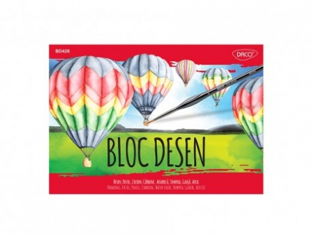 Blocuri de desen - Bloc desen A4 250 g/mp 15 file DACO