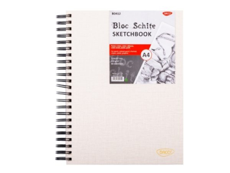 Blocuri de desen - Bloc schite A4 120 g 80 file DACO BD412