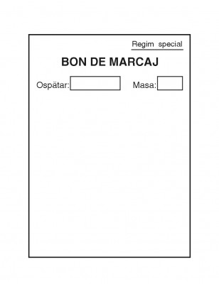 Tipizate Generale - Bon de marcaj+perfor offset