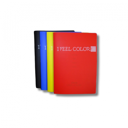 Caiete coperti plastic - Caiet A4 60 file Feel Color coperta plastic
